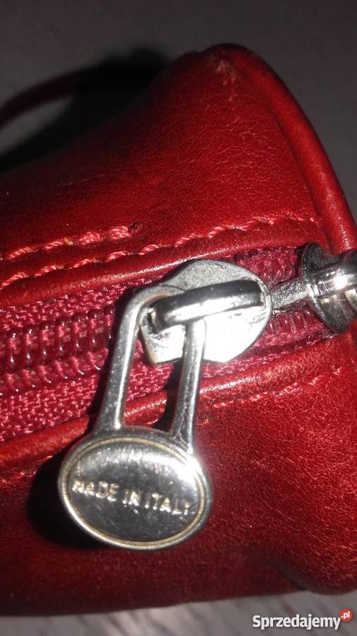 WŁOSKA MARKOWA LISTONOSZKA Z BORDOWEJ SKÓRY Piła