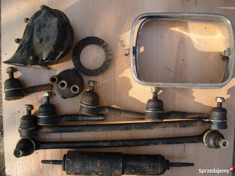 Fiat 126p zestaw czesci skrzynia biegow lampy Części