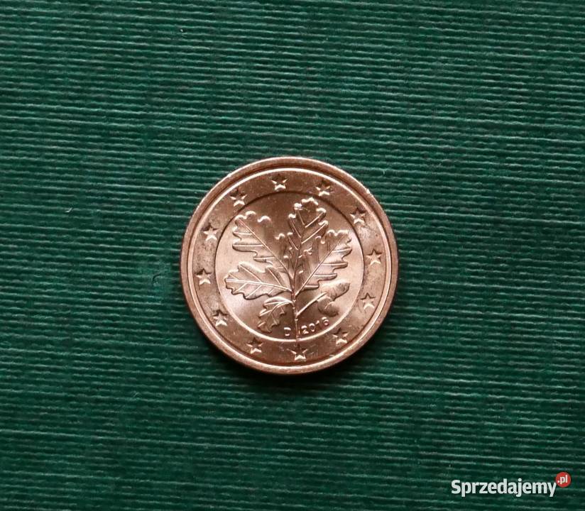 Niemcy 2 eurocenty 2016r Znak menniczy D Gliwice