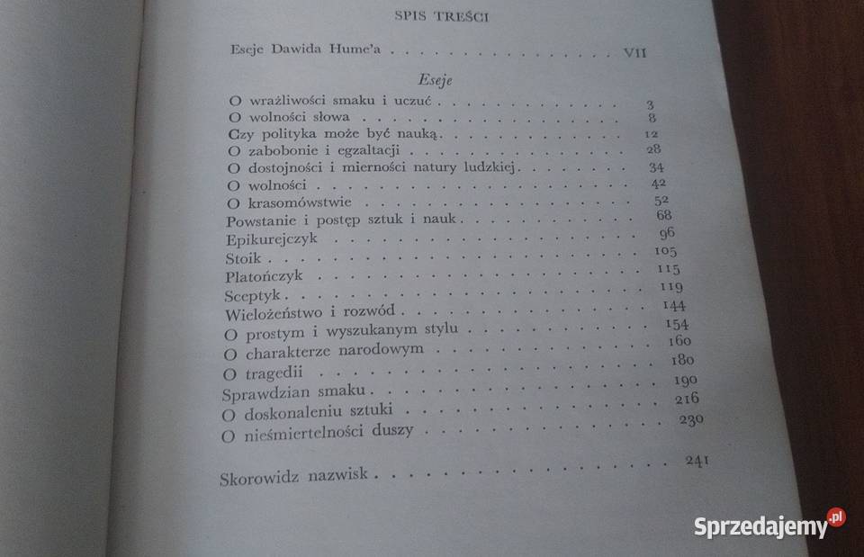 Eseje z dziedziny moralności i literatury Dawid Książki naukowe i popularnonaukowe Gdańsk sprzedam