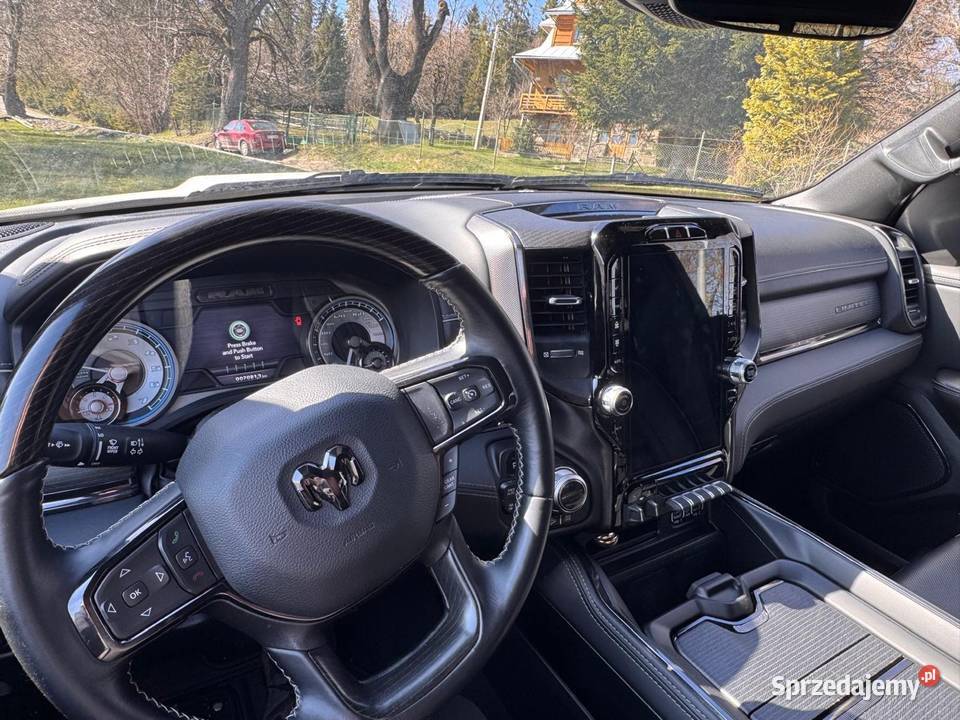 RAM 1500 Limited 57 HEMI 2022 7000 Stan idealny biały małopolskie Zakopane