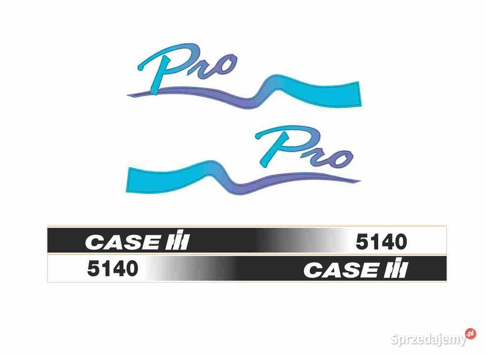 Naklejki CASE Pro Limited 5140 wielkopolskie Pleszew