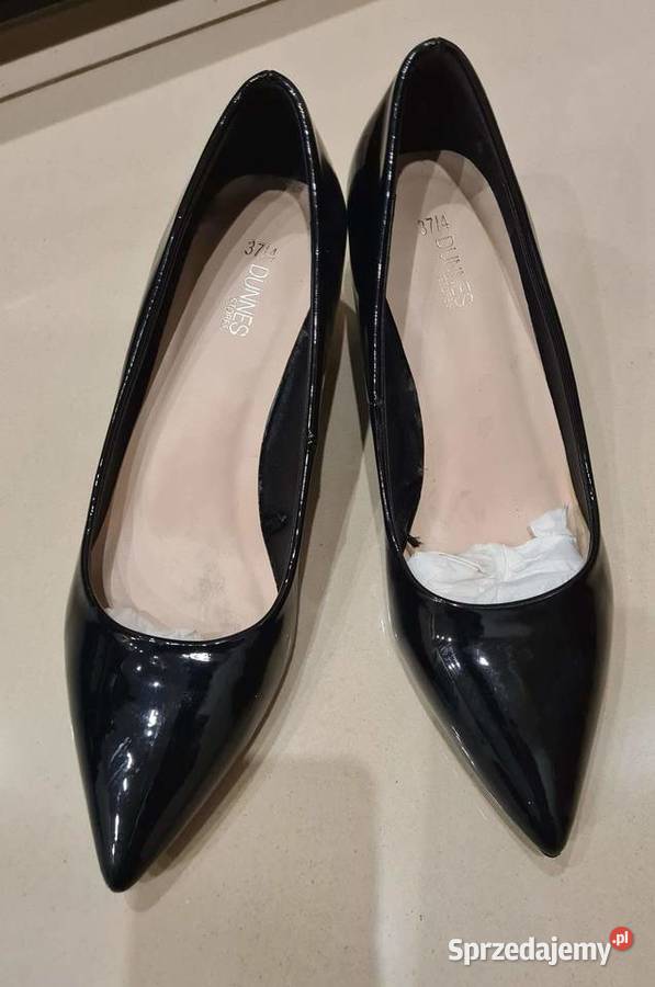 Czarne szpilki lakierki Dunnes Store r37 4 Kraków