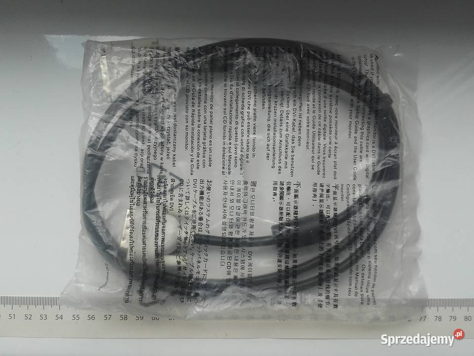 Kabel DVIDVID Single Link 160 białoczarny w foli Bydgoszcz sprzedam