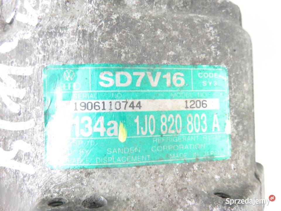 KOMPRESOR KLIMATYZACJI VW GOLF IV 23 1J0820803A osobowe