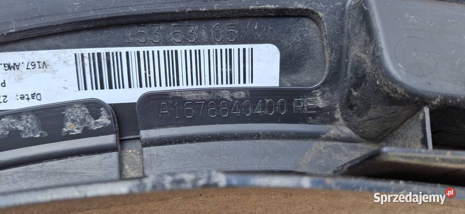 MERCEDES GLE AMG W167 LISTWA NAKŁADKA BŁOTNIKA Bieleń