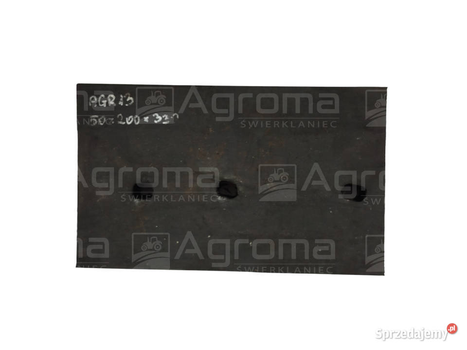 Zestaw lemieszy gumowych do pługa PU1700 Pozostałe Świerklaniec