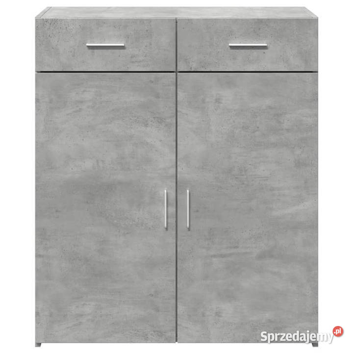 Szafka szarość betonu 80x425x93 materiał Warszawa