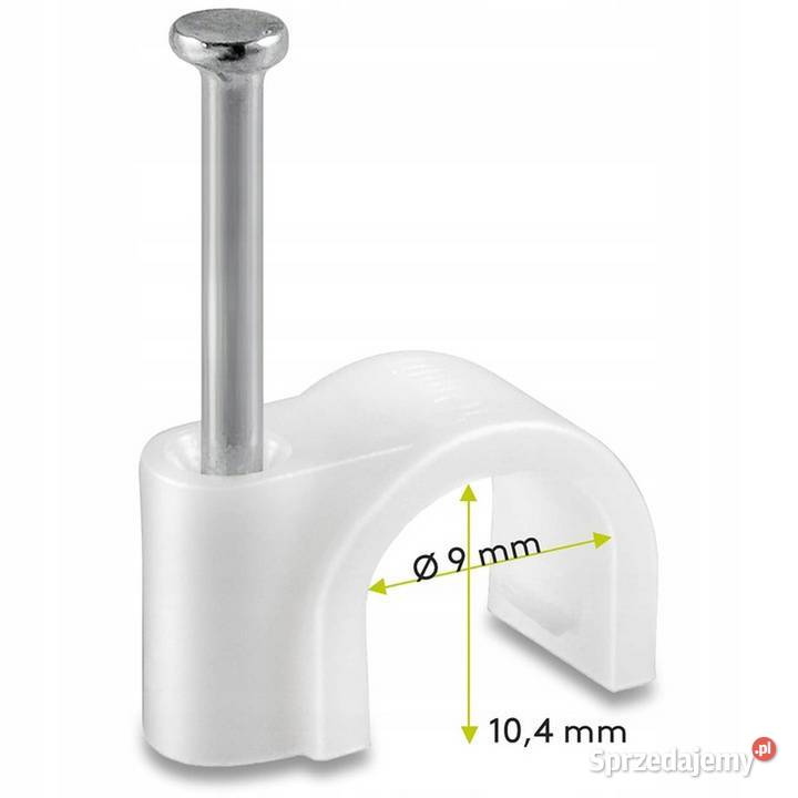 Uchwyty kablowe białeszare 711 mm 20 sztuk Wiśniowa Góra sprzedam