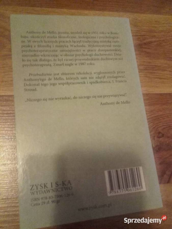 PRZEBUDZENIE ANTHONY DE MELLO podkarpackie Rzeszów