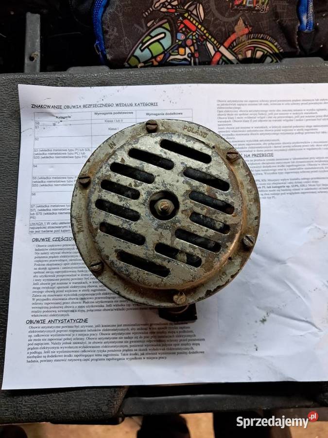Wsk 125 wfm klakson belma 6v sprawny nie silnik Strzyżów