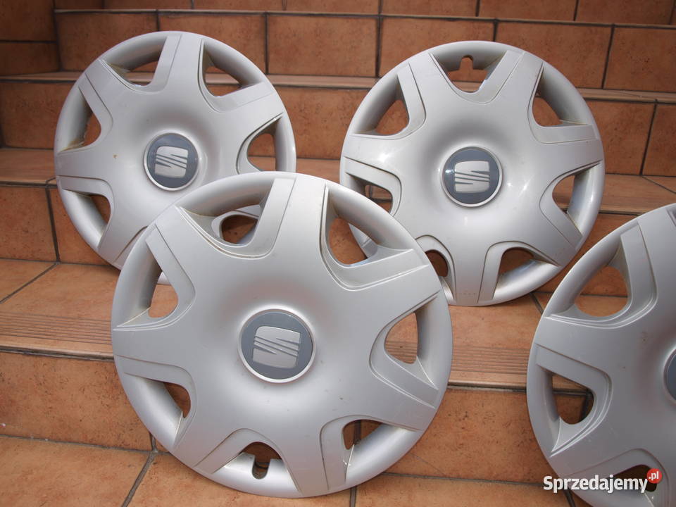 Seat kołpaki 16 oryginalne komplet 4 sztuki wielkopolskie sprzedam