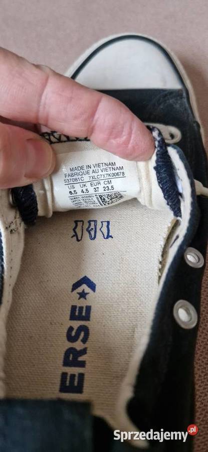 Trampki converse all star r 37 czarne na gumce Converse