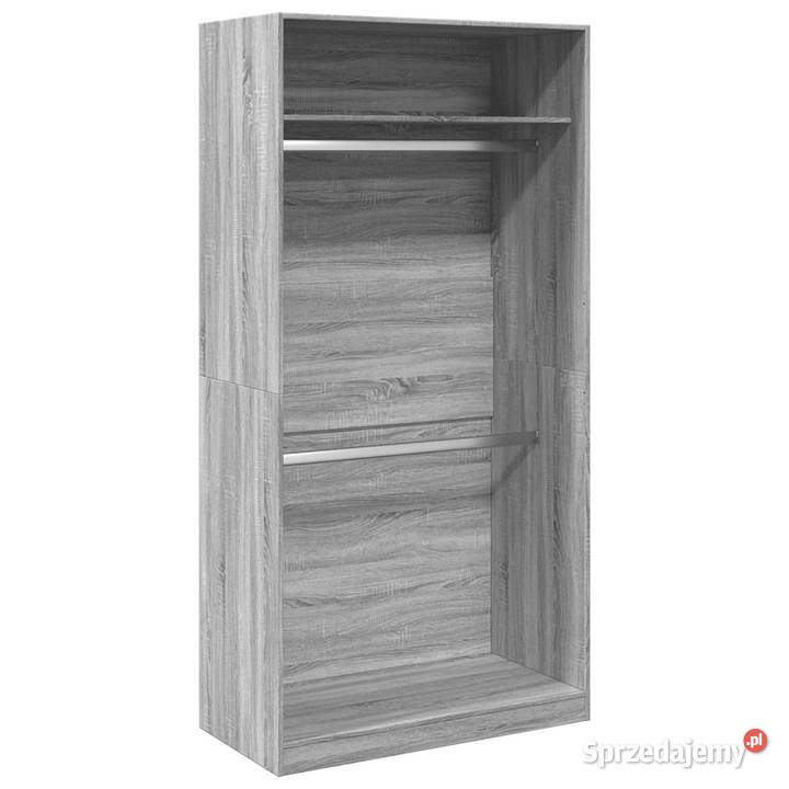 Szafa szary dąb sonoma 100x50x200 materiał