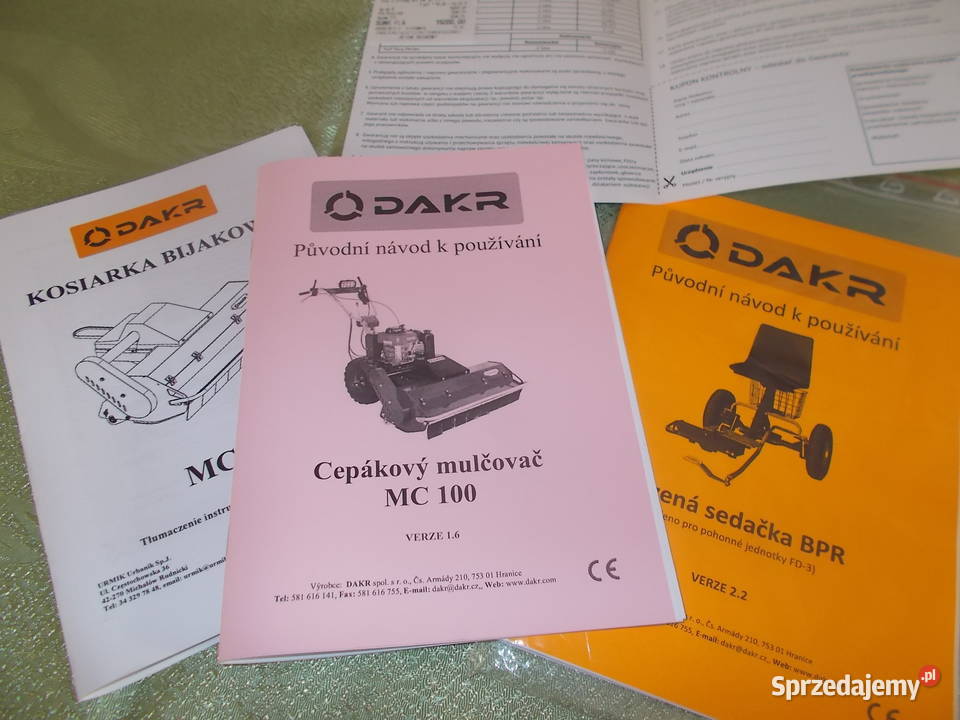 ciągnik jednoosiowy Dakr Panter FD3 500 z Kunów