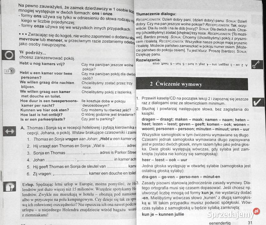 Niderlandzki w 1 miesiąc PONS Berna de Boer lubelskie Chełm