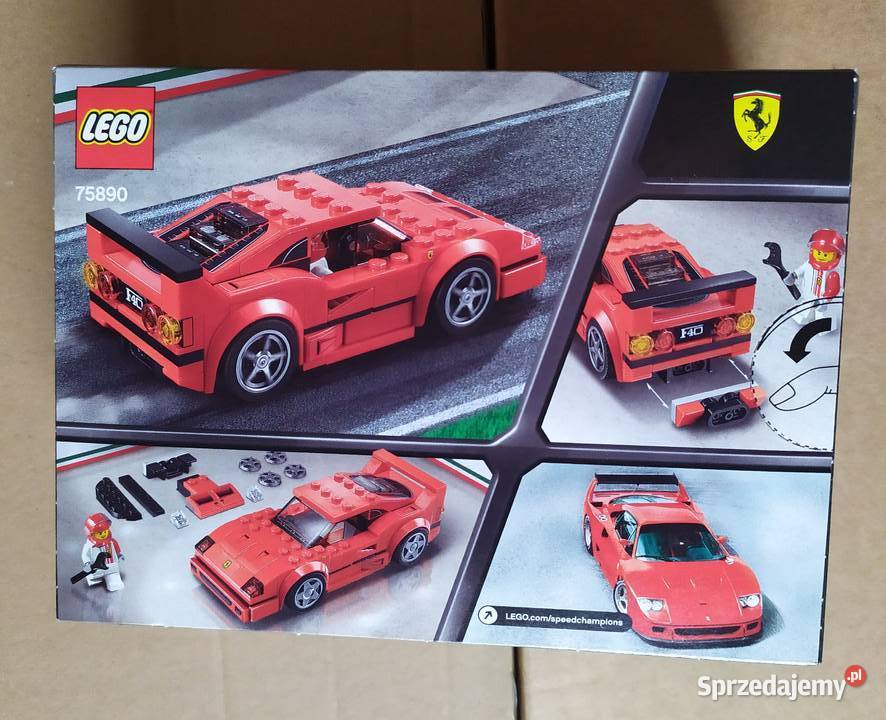 LEGO 75890 Speed Champions Ferrari F40 Łódź