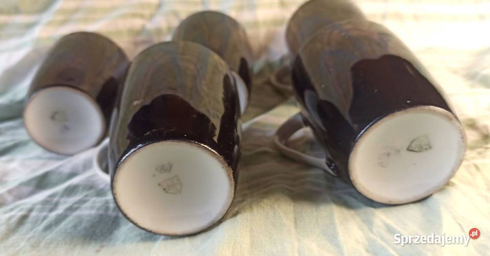 Serwis do kawy Goplana ĆMIELÓW porcelana części śląskie Bytom sprzedam