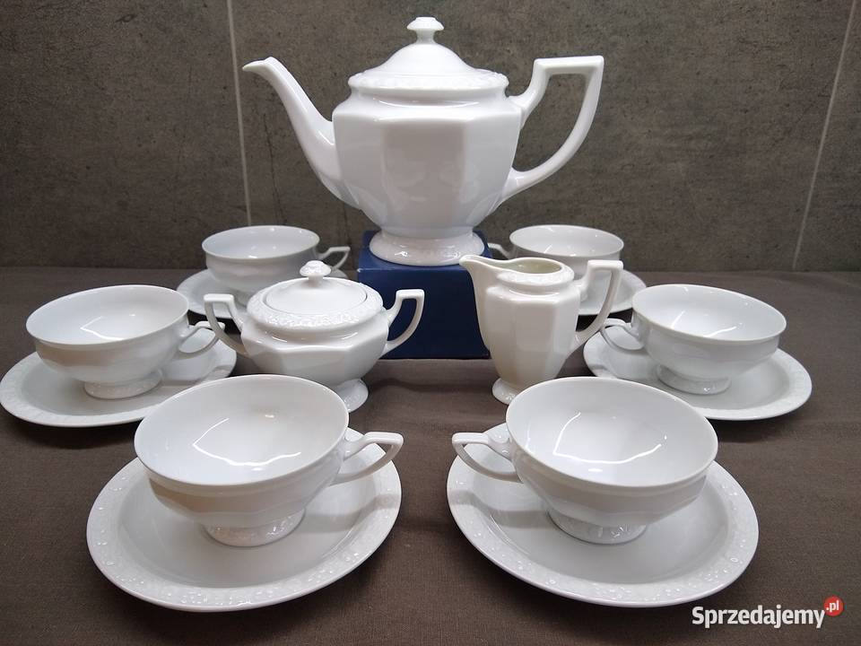 Rosenthal Biała Maria serwis herbata współczesny wielkopolskie Kalisz