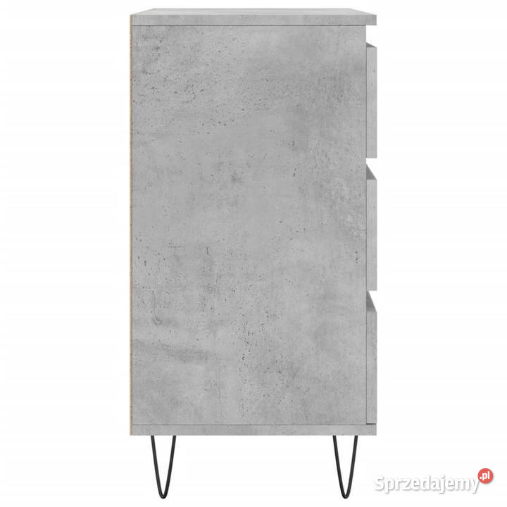 Komoda szarość betonu 60x35x70 materiał
