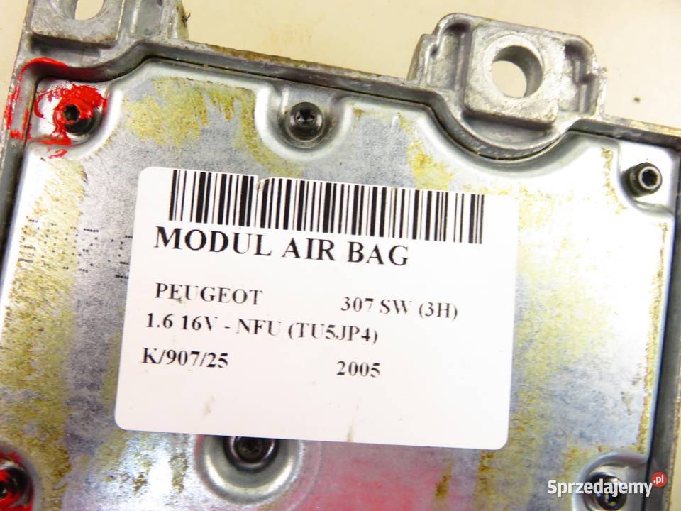 MODUŁ AIRBAG PEUGEOT 307 SW 9653493380