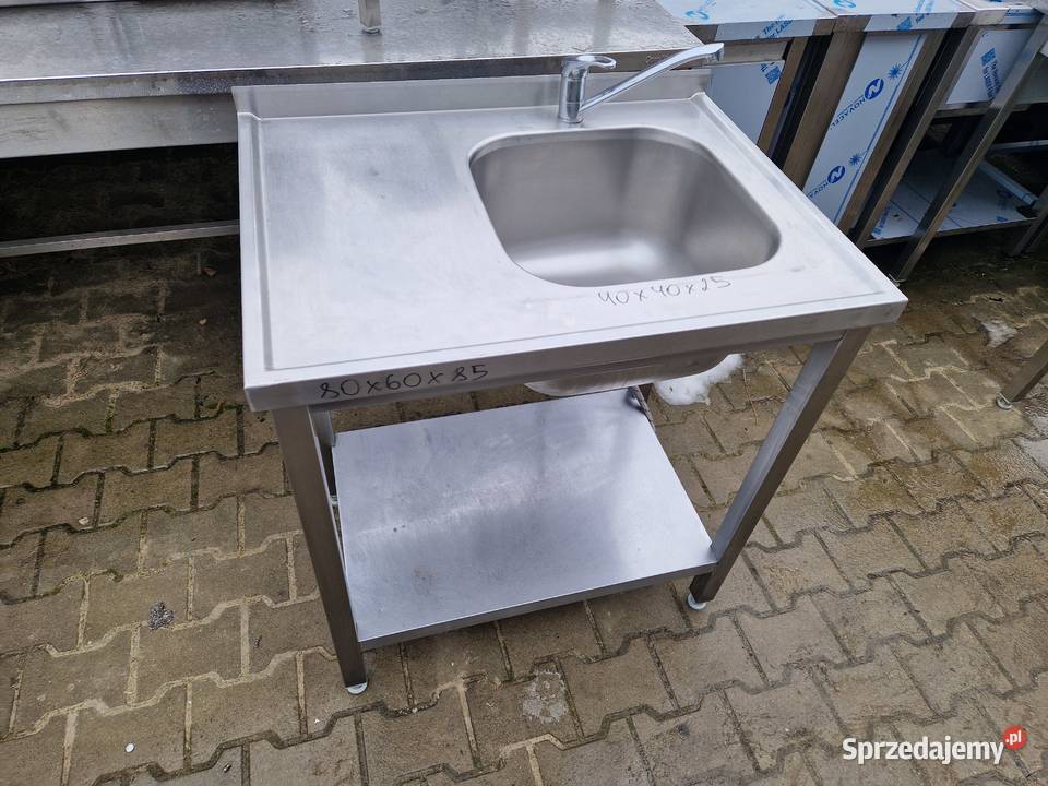 Zlew Gastronomiczny 1 Komorowy Z Półką 806085 wielkopolskie Ostrów Wielkopolski