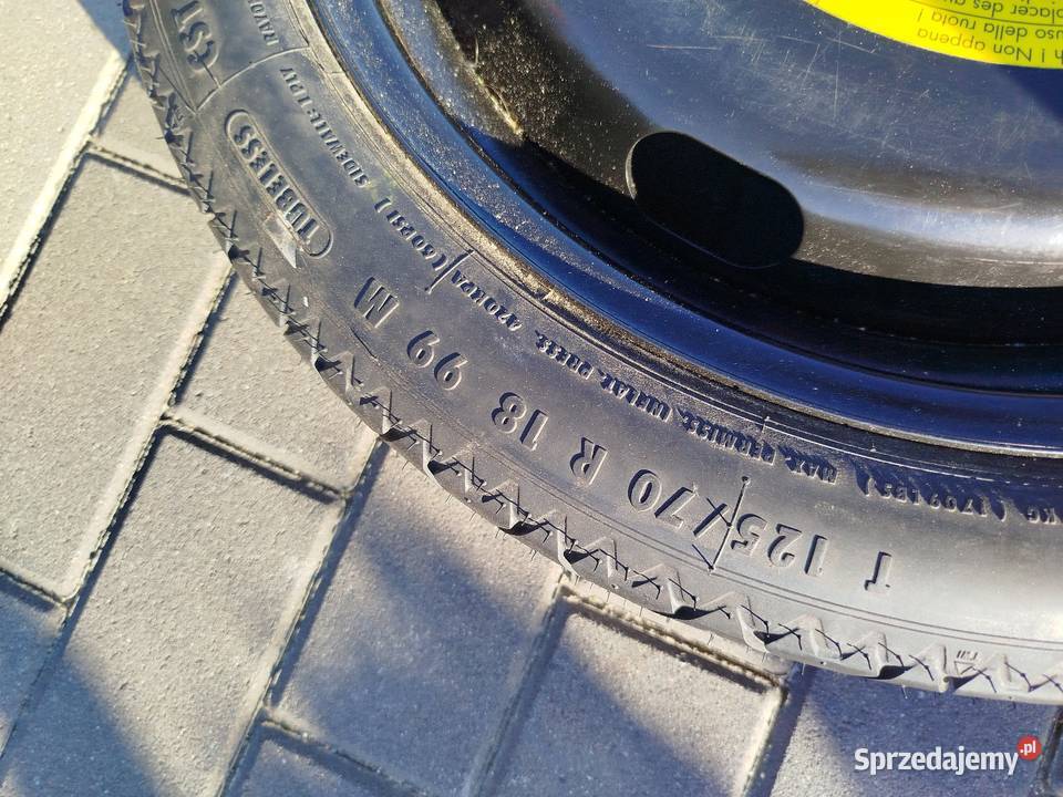 Dojazdówkakoło zapasowe Audi A3 8P R18 Koła dojazdowe