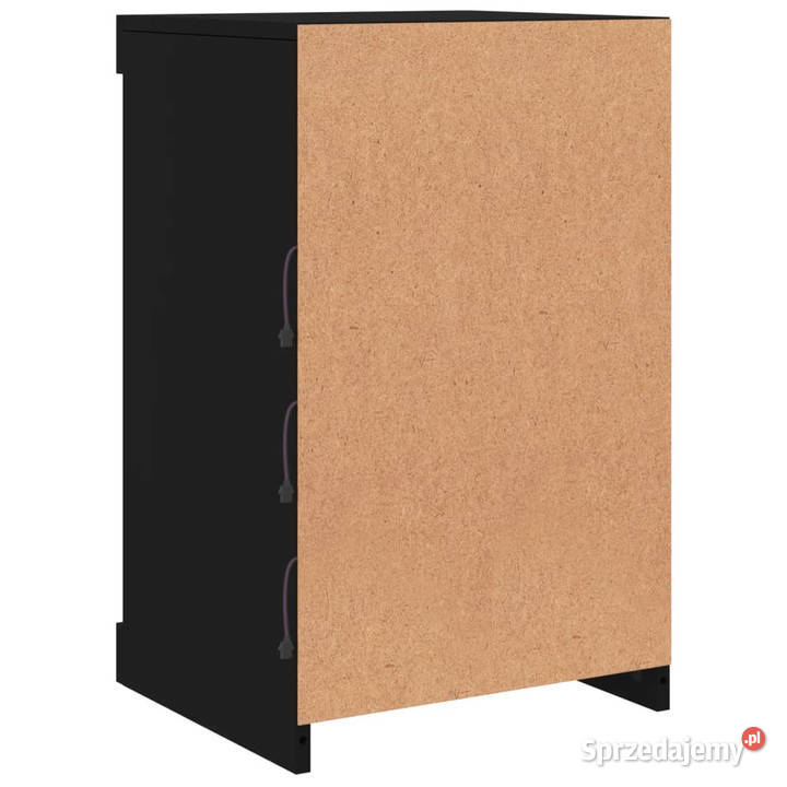 Szafka z oświetleniem LED czarna 41x37x67 Warszawa