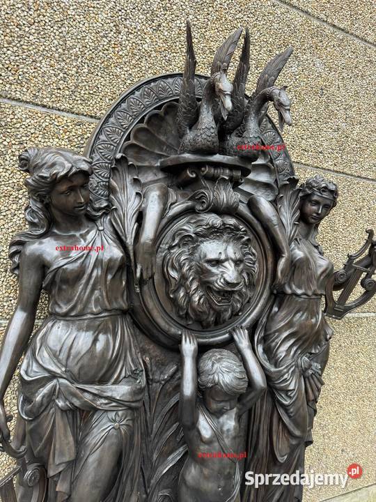 H240 Elegancka Fontanna z Brązu Wyjątkowa