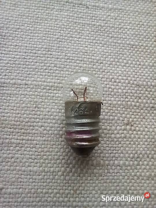 Żarówka choinkowa 135V 026A z czasów PRLu