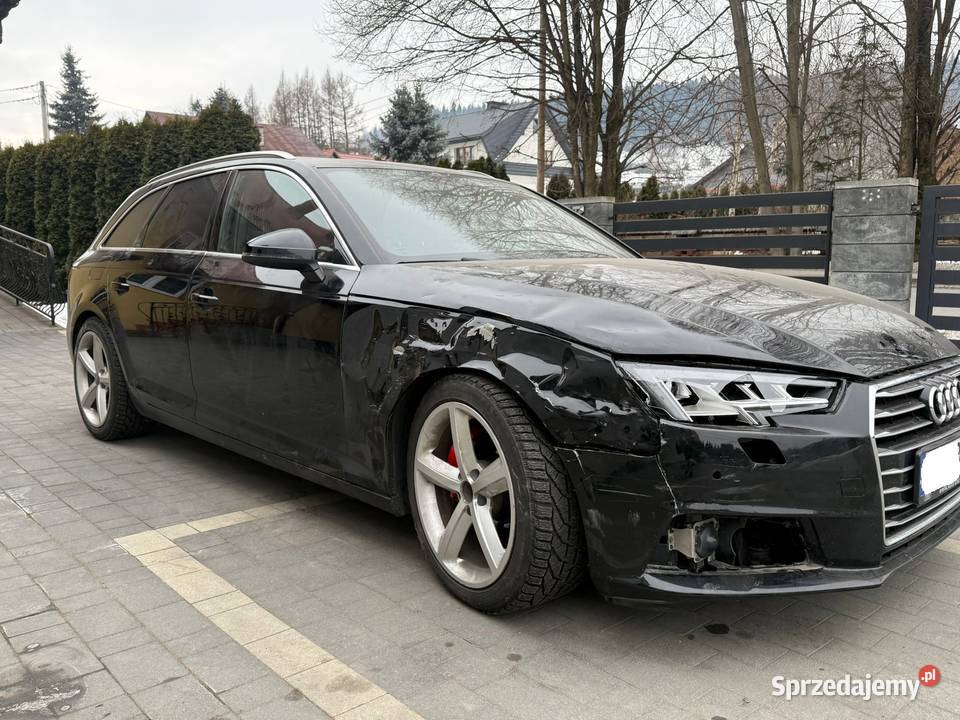 Audi A4 20 TDI 190 STronic SLine 2016 r Panoram 2000cm3 Bystra Podhalańska