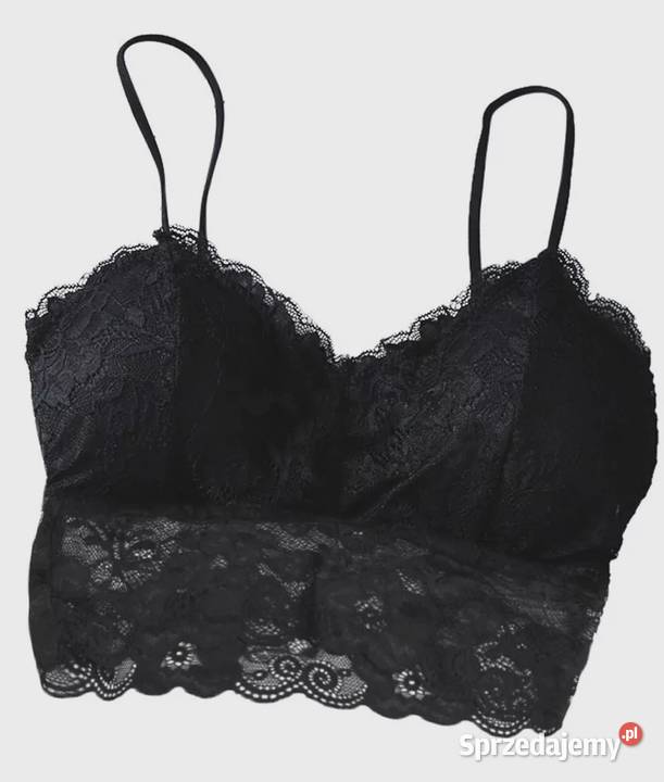 Czarny biustonosz sportowy Białystok