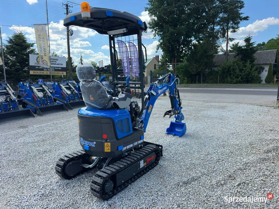 Nowa Minikoparka RIPPA R13 PRO Kubota 1300 Koparki Rzeszów