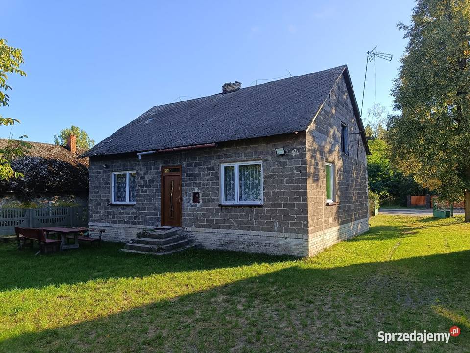 Dom na dużej działce z małym laskiem 4600m2 Lelów