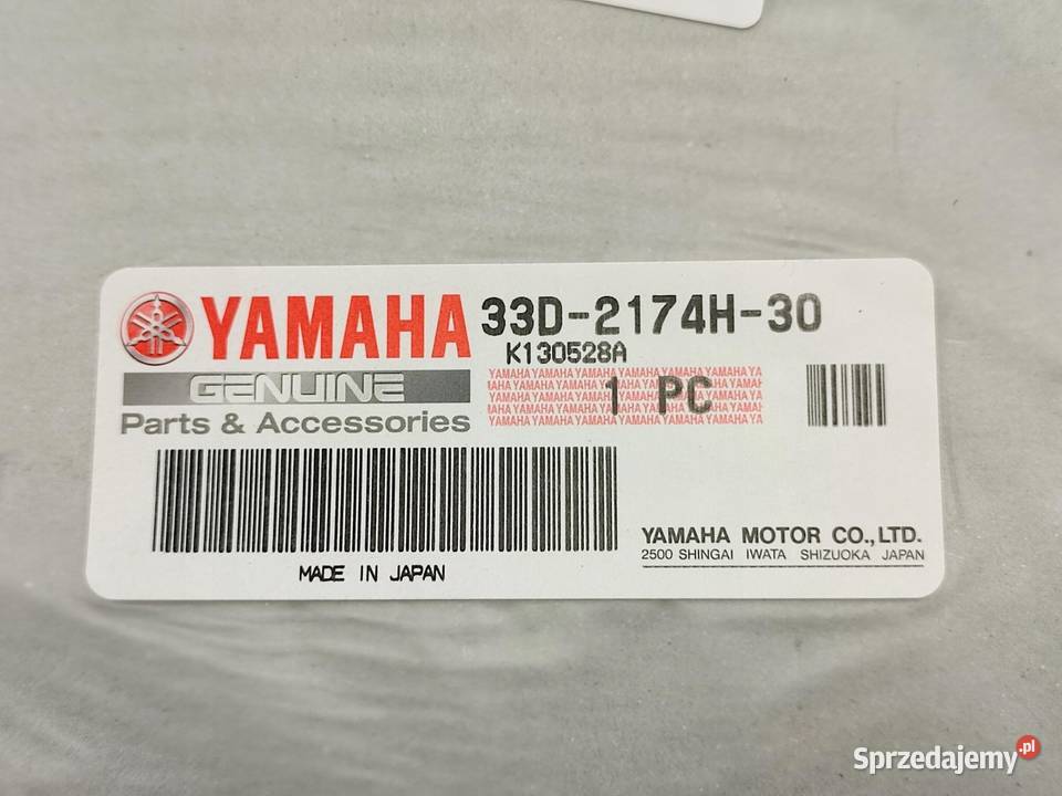 NAKLEJKA NA ZADUPEK PRAWA YAMAHA YZ450F 2006