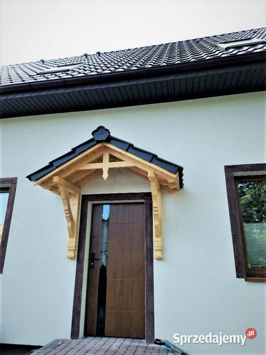 Daszek drzwi wejściowe drewniany ATTRACTIVE PLUS Krotoszyn