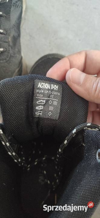 Buty zimowe Action Boy czarne R 32 chłopiec lubelskie Kraśnik