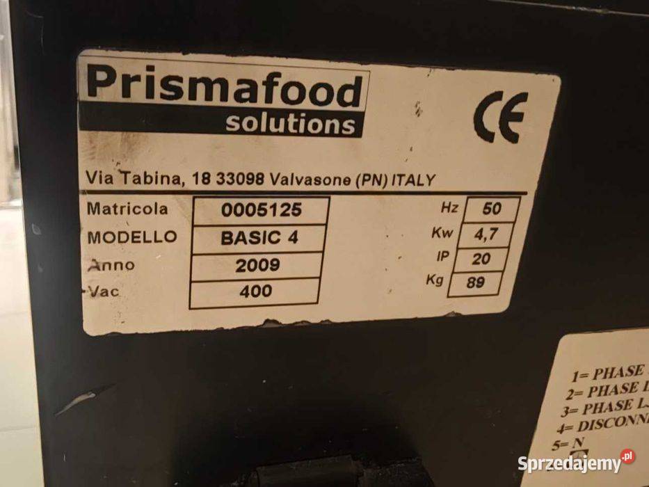 Piec do pizzy Prismafood kamień 66x66 Góra sprzedam