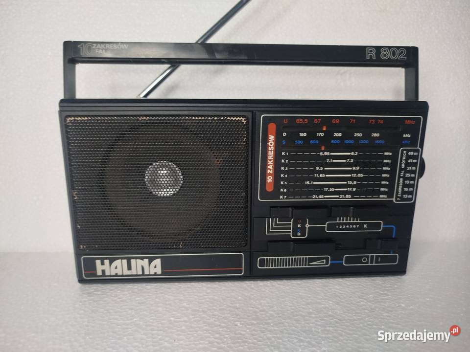Zabytkowy Radioodbiornik Unitra Eltra HALINA Audio łódzkie