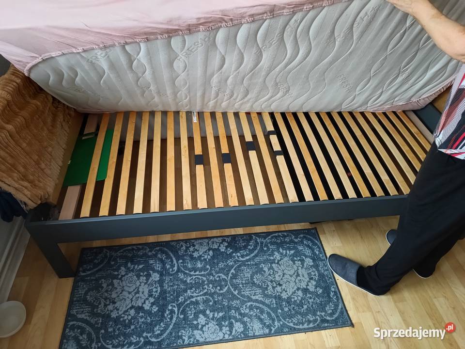 2 lozka duze ikea materace lubuskie Słubice