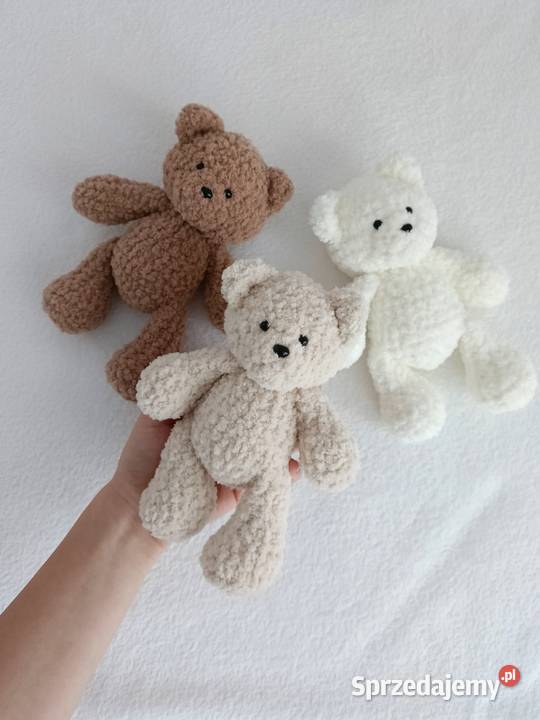 Maskotka miś handmade szydełko