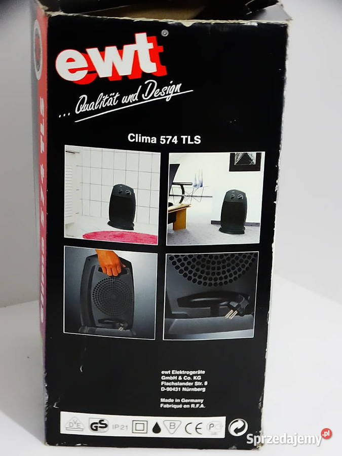 Termowentylator ewt Clima 574 TLS 2000 W Made in