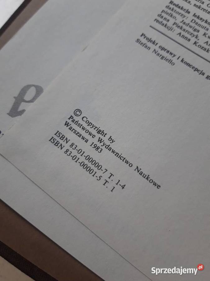 Encyklopedia Powszechna PWN 1983 4 tomy