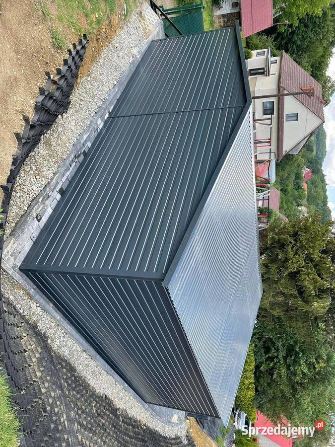 Garaż blaszany 7x6 Wzmocniony PROFILAMI Bydgoszcz