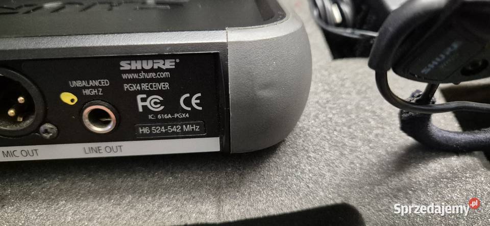 Shure PGX14WH20 nagłowny zestaw Muzyka Konin