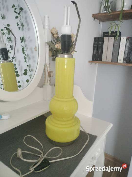 Lampa Polamszkloprl Porcelana i szkło Oleśnica