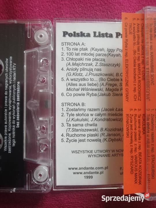 Kaseta magnetofonowa muzyka disco polo Łódź sprzedam