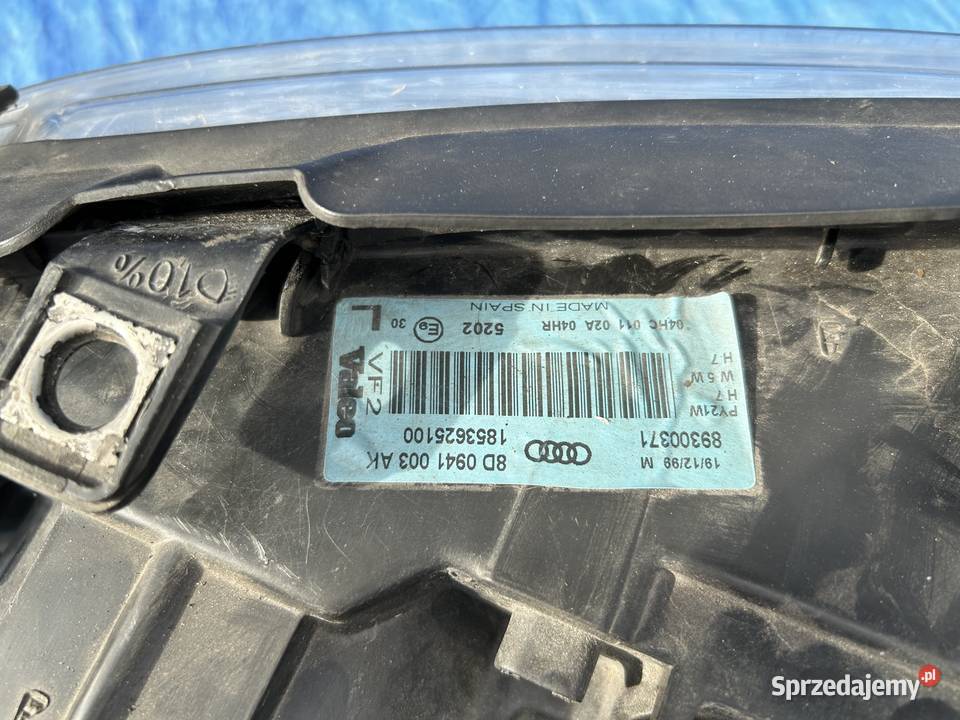 AUDI A4 B5 LIFT LAMPA LEWA PRZÓD EU 8D0941004AK Bolesławiec sprzedam