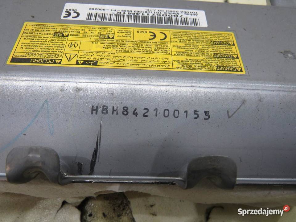 PODUSZKA AIR BAG KOLANOWA TOYOTA RAV 4 IV 20 D4D