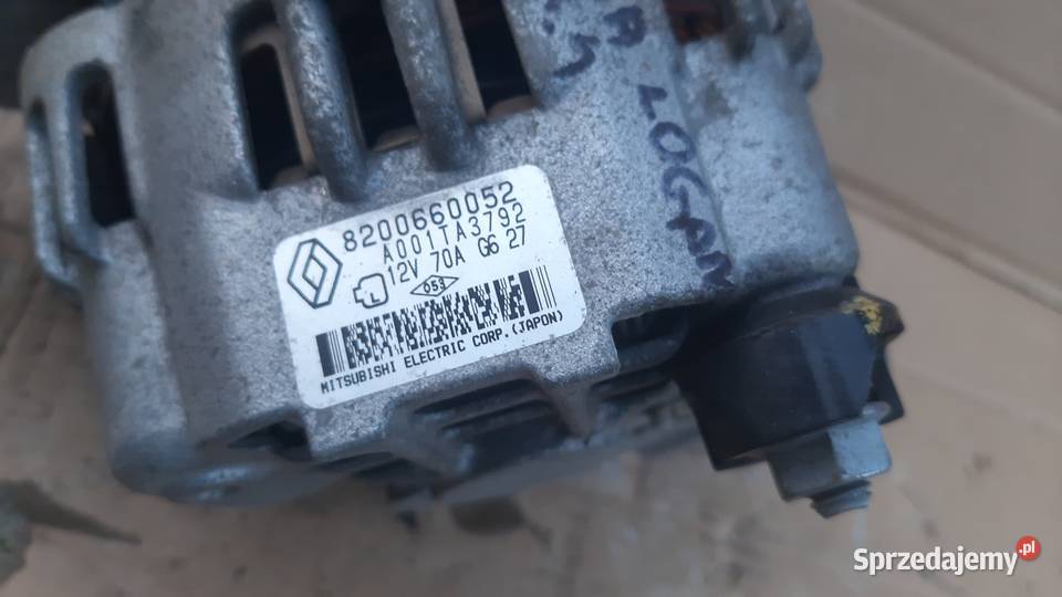 alternator 70A Dacia Logan Sandero 14 16 benz osobowe Dębno